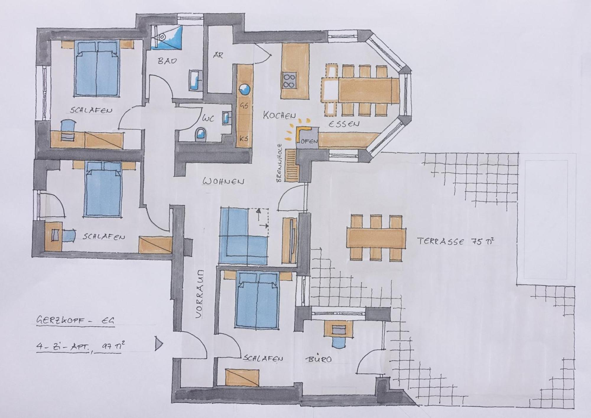 Gluexplatzl Appartements Am Wald سانكت مارتن ام تنيسي الغرفة الصورة