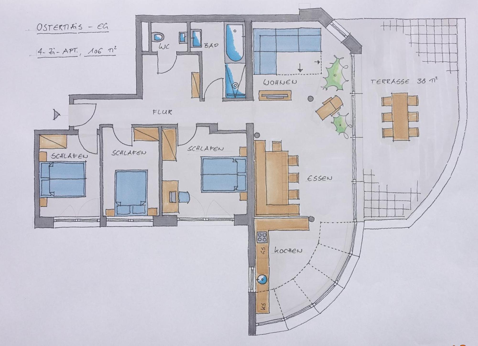 Gluexplatzl Appartements Am Wald سانكت مارتن ام تنيسي الغرفة الصورة